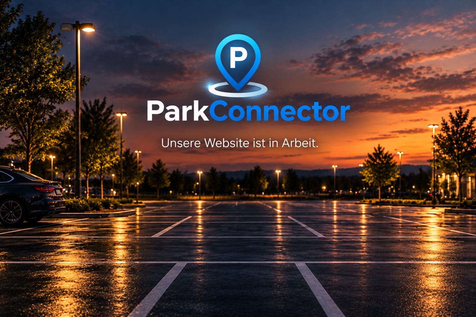 ParkConnector – Unsere Website ist in Arbeit.